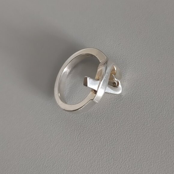 Tiffany & Co. Paloma Picasso 925 Silver Ring size 5.25 "Loving Heart" - Picture 12 of 16